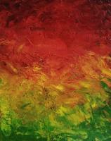 Psychedelic - Red Yellow Green - Oil